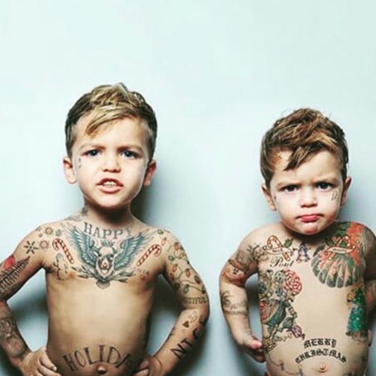 Tough kids tattoo tattooart tattooink tattookids tattoolove kidsdesign kidstattoo rockitbabyhellip